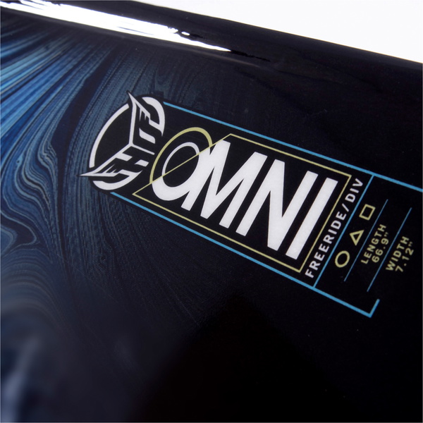 2024 HO Sports Omni All-Over Waterski H23OM - Black / Blue